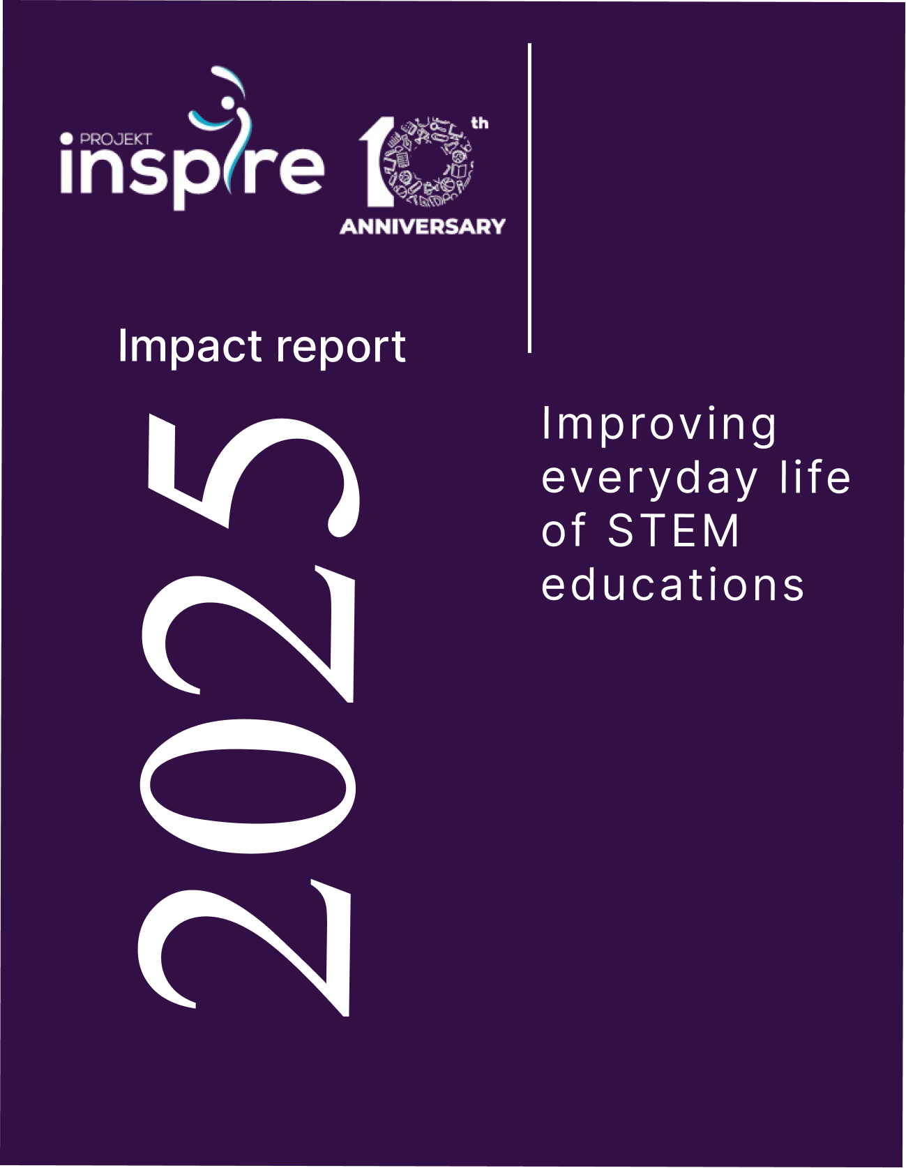 Cover of the Projekt Inspire 2025 Impact Report